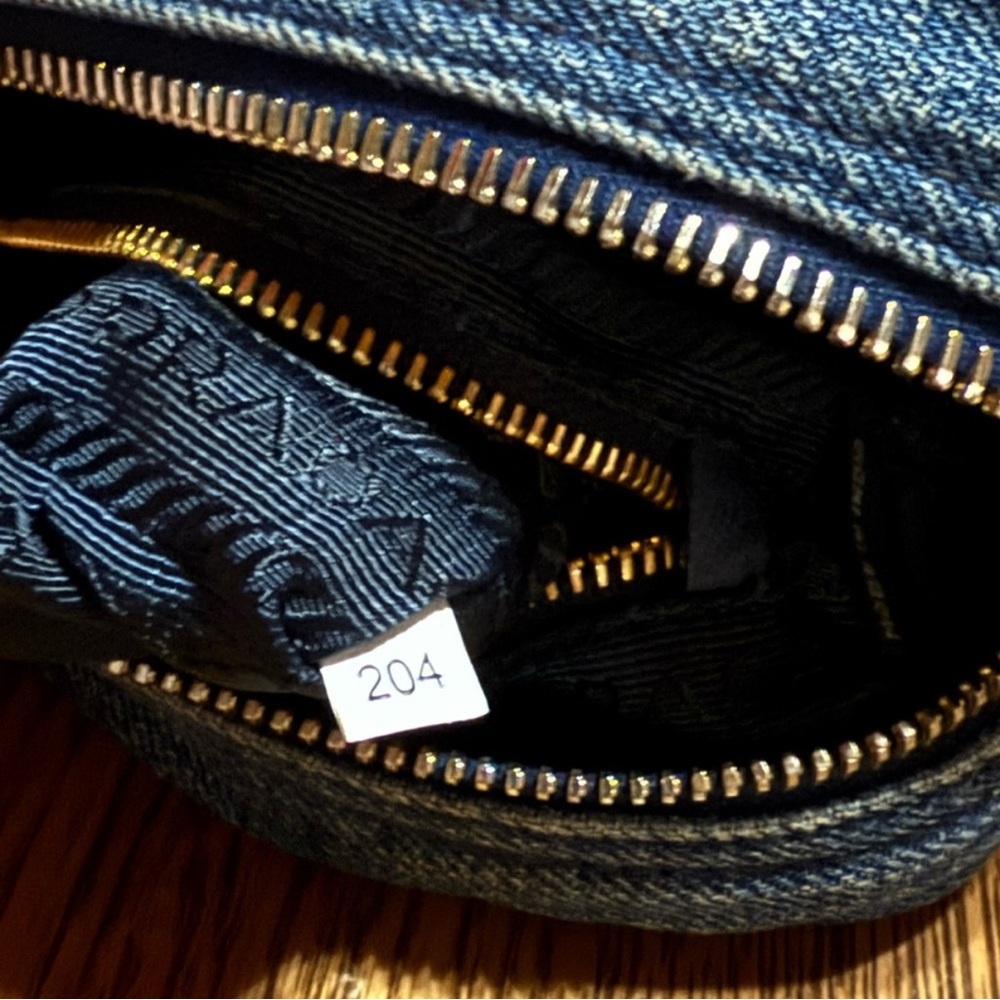 Prada Blue Denim Bag - Picture 11 of 14